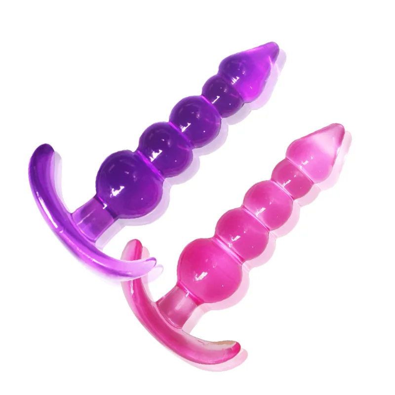 10 beads Soft Rubber Anal Plug Beads Long Orgasm Vagina Clit Pull Ring Ball Butt Toys Adults Women Stimulator Sex Accessories