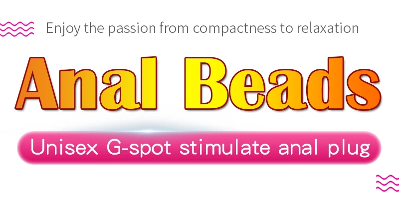 Anal Beads Balls Plug Buttplug Anal plug Dildo Vagina Masturbator Dilator Adult Sexy Sex Toys for Women Men Couples Sex Shop