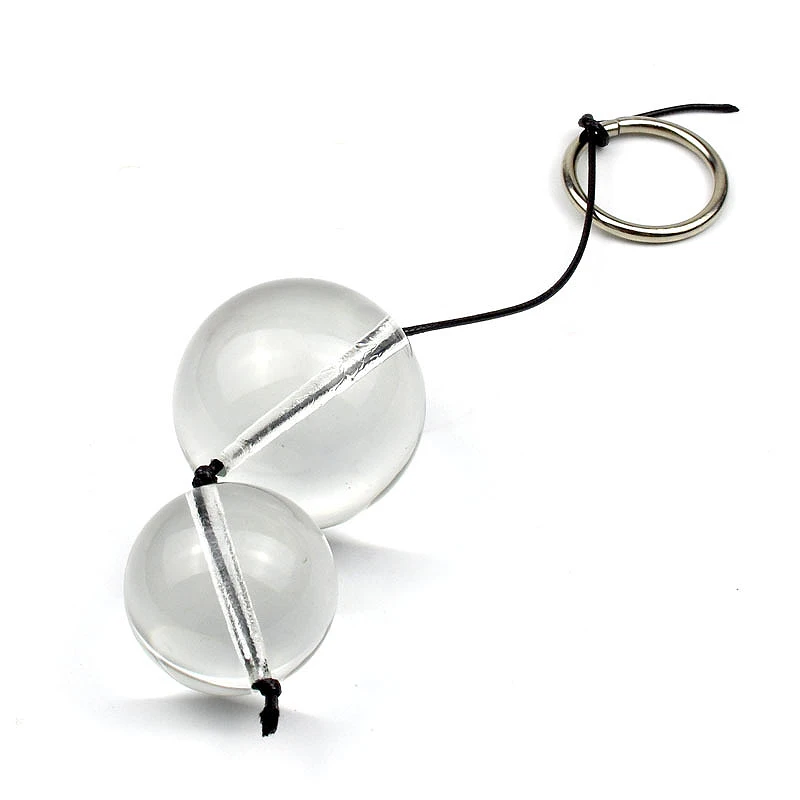 Samox Super big glass ball 40mm 50mm anal plug beads vagina training vaginal ball smart ball sex toys for Gay Women Men