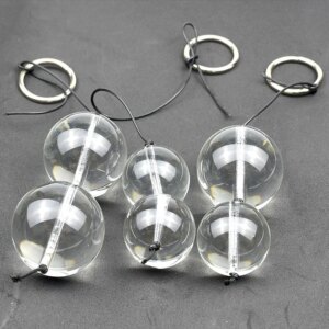 Super big glass ball 40mm 50mm anal plug beads vagina training vaginal ball smart ball sex toys for Gay Women Men