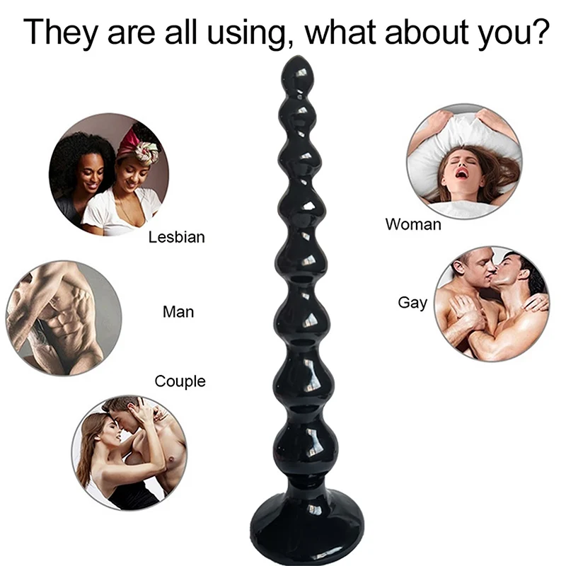 Large Anal Plugs Long Anal Beads Balls Butt Plug Adult Sex Toys For Women Men Gay Anus Masturbator Expander Buttplug Dilatador