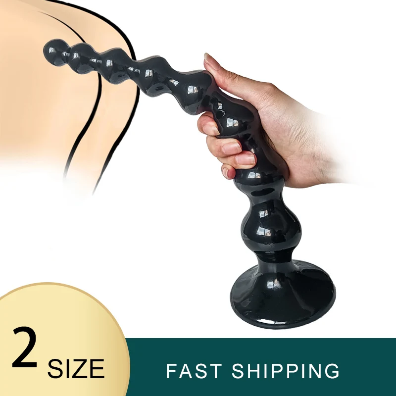 Large Anal Plugs Long Anal Beads Balls Butt Plug Adult Sex Toys For Women Men Gay Anus Masturbator Expander Buttplug Dilatador