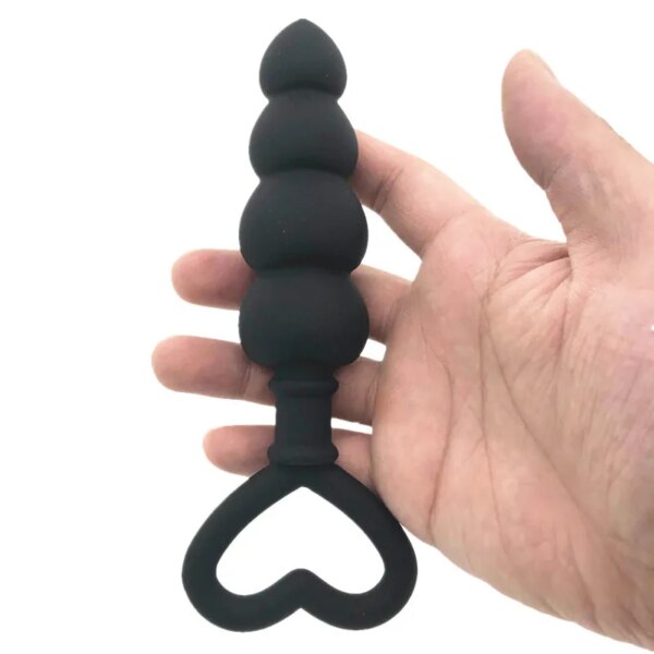 Silicone Anal Beads Butt Plug Anus Dilator Expander Masturbation Anal Plug G Spot Stimulator Adult Games Sex Toys For Beginner