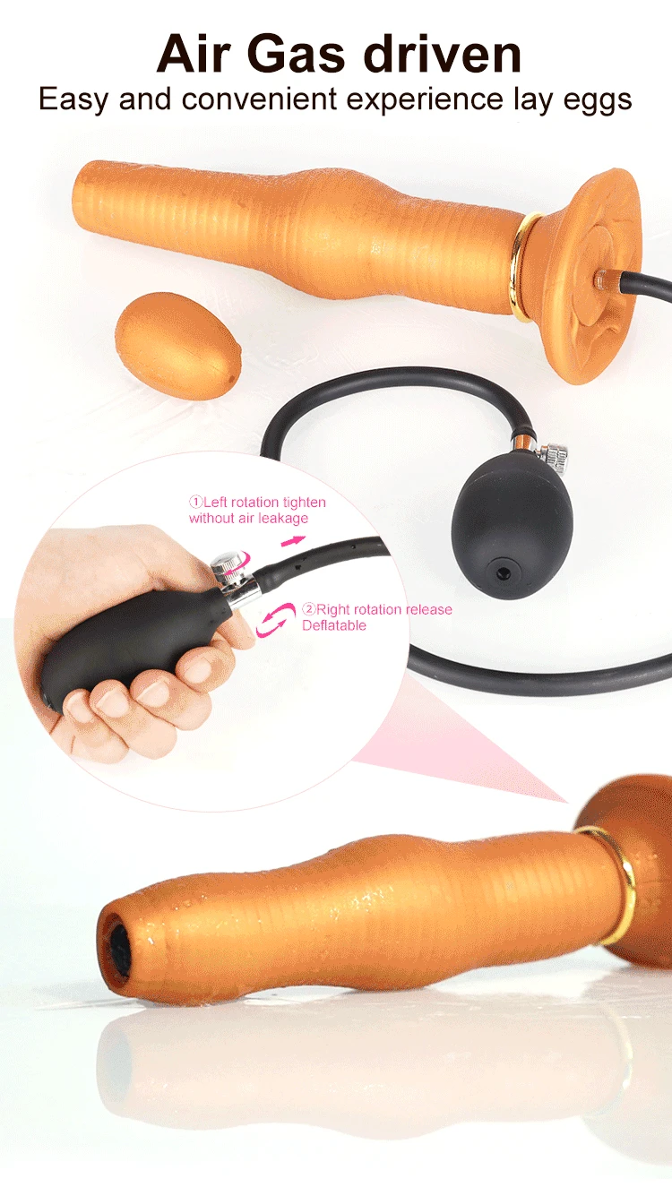 Airflow Push Vagina/Anus Lay Eggs Butt Anal Plug Silicone Beads Ovipositor Experience Laying Eggs Stimulate Prostate Massage Toy Airflow Push Vagina/Anus Lay Eggs Butt Anal Plug Silicone Beads Ovipositor Experience Laying Eggs Stimulate Prostate Massage Toy