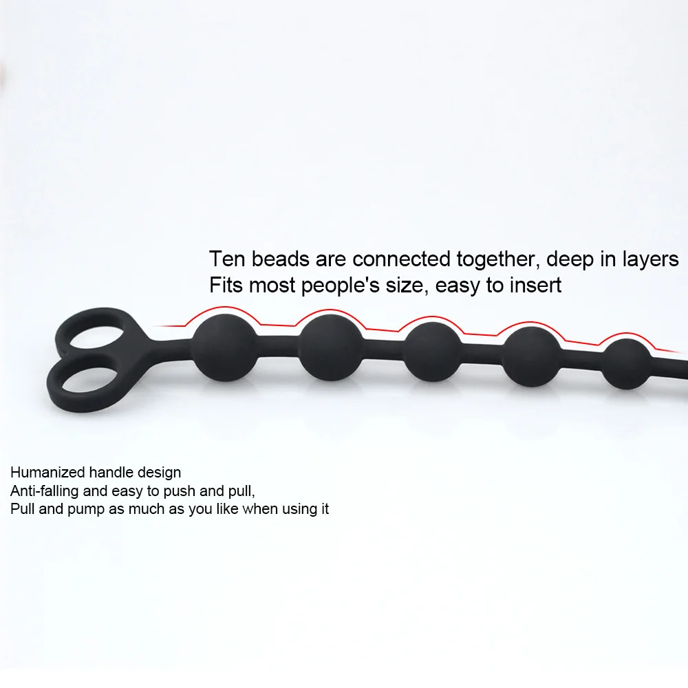 Silicone Big Anal Beads Balls Butt Plug Adults Erotic Sex Toys For Women Anus Masturbator Dilator Expander But Prostate Massager