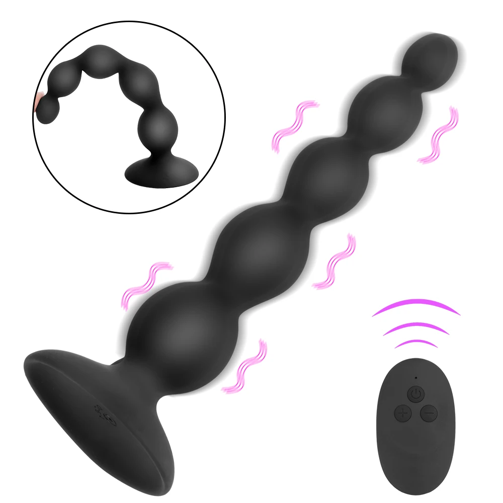 17-30mm Electric Butt Plug Anal Beads For Women Vibrator Vaginal Balls Men Anus Dilator Dildo Female Masturbator Sex Toys Erotic