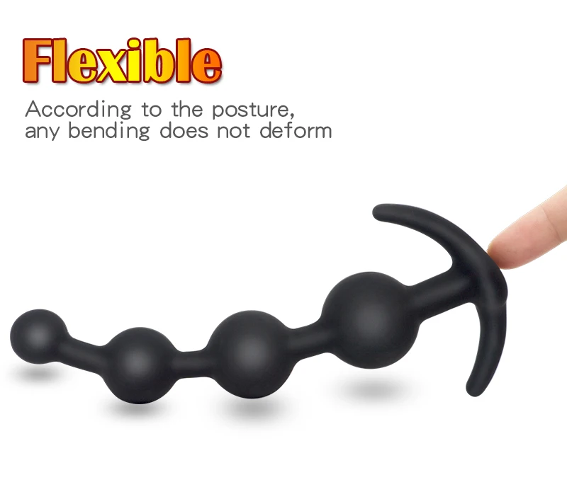 Silicone Anal Beads Butt Plug Anal Balls Buttplug Sex Toys for Beginners Men and Women Gay Erotic Toy Sex Shop Goods for Adults