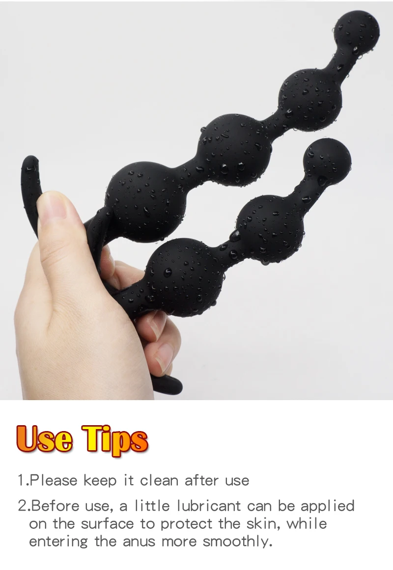 Silicone Anal Beads Butt Plug Anal Balls Buttplug Sex Toys for Beginners Men and Women Gay Erotic Toy Sex Shop Goods for Adults