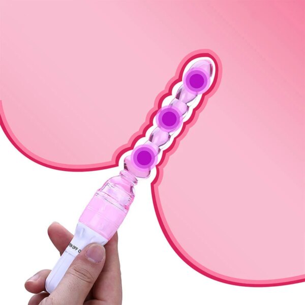Anus Backyard Beads Anal Balls Long Anal Plug With Vibrating Prostata Massage Butt Plug Sex Toys for Women Men Adults Products
