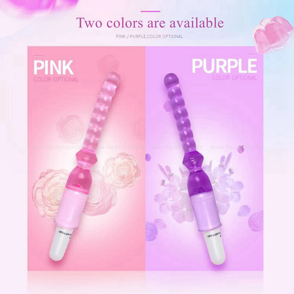 Anus Backyard Beads Anal Balls Long Anal Plug With Vibrating Prostata Massage Butt Plug Sex Toys for Women Men Adults Products
