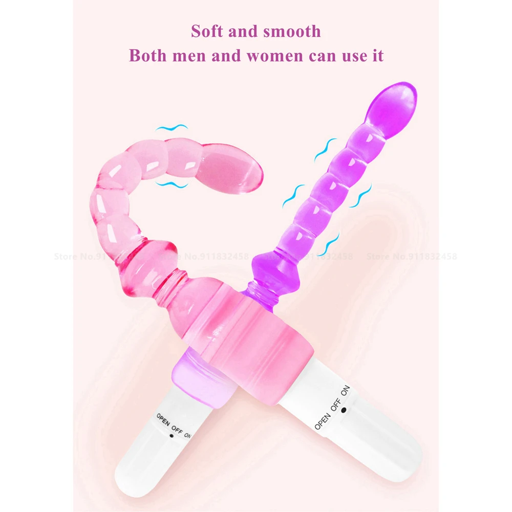 Anus Backyard Beads Anal Balls Long Anal Plug With Vibrating Prostata Massage Butt Plug Sex Toys for Women Men Adults Products