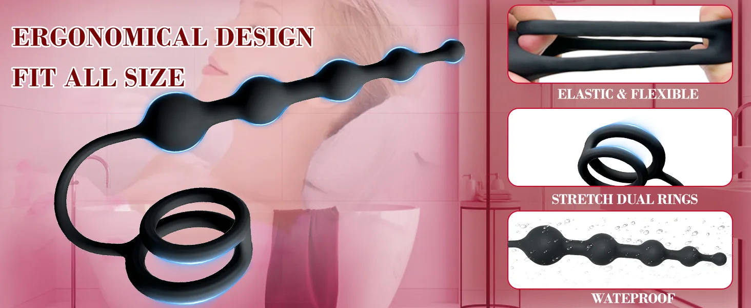 3 IN 1 Anal Beads Super Long Silicone Butt Plug Ball Sex Toy For Beginners Man Women Couples Anus Masturbator Prostate Massager 3 IN 1 Anal Beads Super Long Silicone Butt Plug Ball Sex Toy For Beginners Man Women Couples Anus Masturbator Prostate Massager
