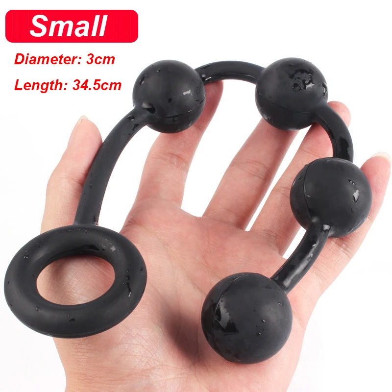 Silicone Big Anal Beads Balls Butt Plug Erotic Sex Toys for Women Adults Anus Masturbator Dilatodor Expander Prostate Massager