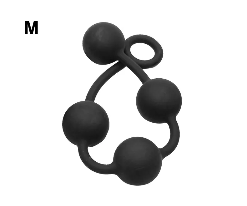 4 Balls Silicone Big Anal Beads Ball Butt Plug Adults Erotic Sex Toys for Women Anus Masturbator Dilatodor Prostate Massager
