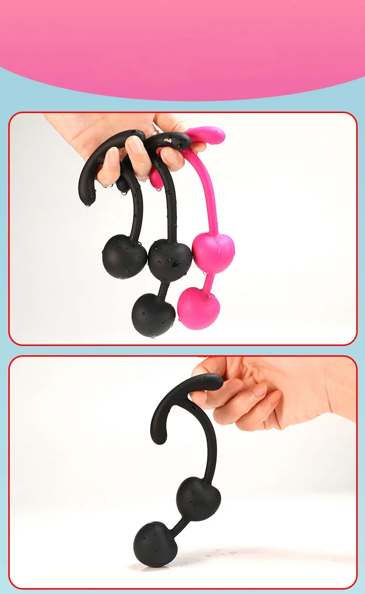Built-in Ball Anal Plug Anal Beads Balls Analplug Butt Plug Anal plug Dildo Anal Stimulator Dilator Goods For Adult 18 +Sexytoy