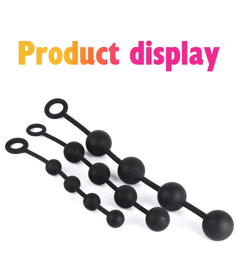 Built-in Ball Anal Plug Anal Beads Balls Analplug Butt Plug Anal plug Dildo Anal Stimulator Dilator Goods For Adult 18 +Sexytoy