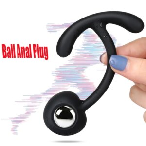Built-in Ball Anal Plug Anal Beads Balls Analplug Butt Plug Anal plug Dildo Anal Stimulator Dilator Goods For Adult 18 +Sexytoy