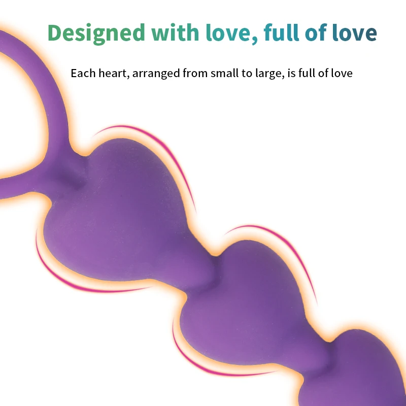 Silicone 4 Balls Anal Beads With Pull Ring Anal Plug Prostate Massage G-spot Stimulate Butt Plug Couples Sex Toys For Women Men
