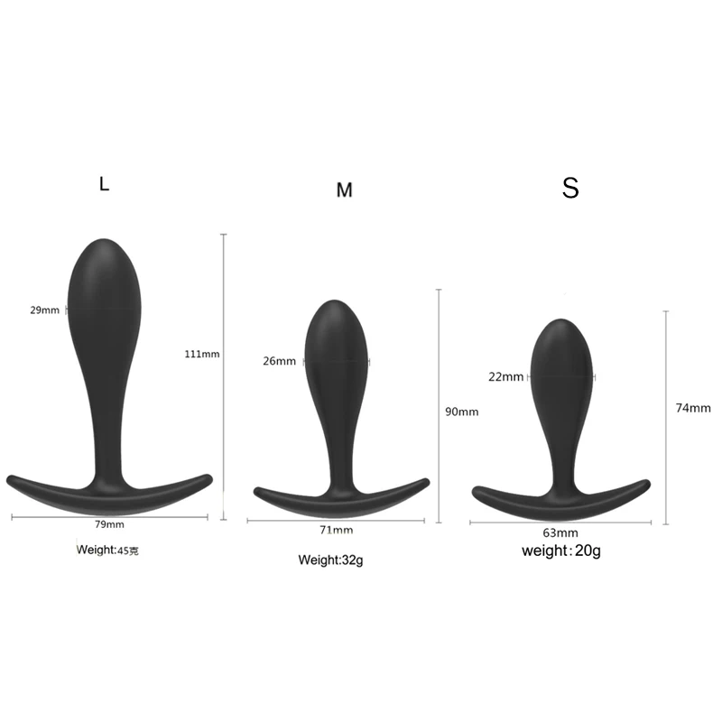 Silicone Anal Bead Butt Plug Small Walk Wearable Ass Anal Plug Anus Dilator Dildo Prostate Massager Bdsm Toys Man Women Sex Shop