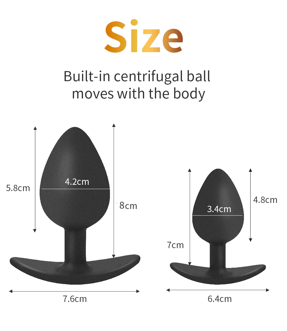 Silicone Anal Bead Butt Plug Small Walk Wearable Ass Anal Plug Anus Dilator Dildo Prostate Massager Bdsm Toys Man Women Sex Shop