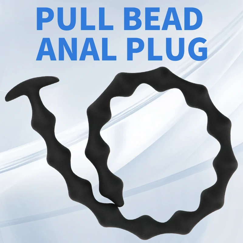 Super Long Silicone Anal Beads Ball Sex Toys Gay Couples Women Vaginal Masturbator Gode Prostate Massager G-spot Stimulator Shop