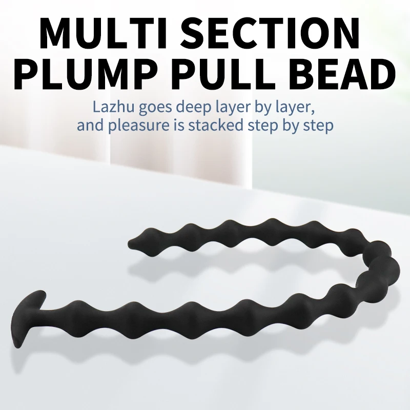 Super Long Silicone Anal Beads Ball Sex Toys Gay Couples Women Vaginal Masturbator Gode Prostate Massager G-spot Stimulator Shop