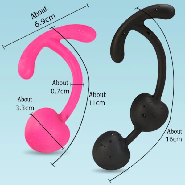 Go Out Anal Plug Silicone Rolling Ball Butt Plug Anus Sex Products Invisible Masturbation Sex Toys For Women Men Anal Dilator