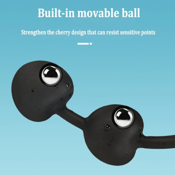 Go Out Anal Plug Silicone Rolling Ball Butt Plug Anus Sex Products Invisible Masturbation Sex Toys For Women Men Anal Dilator