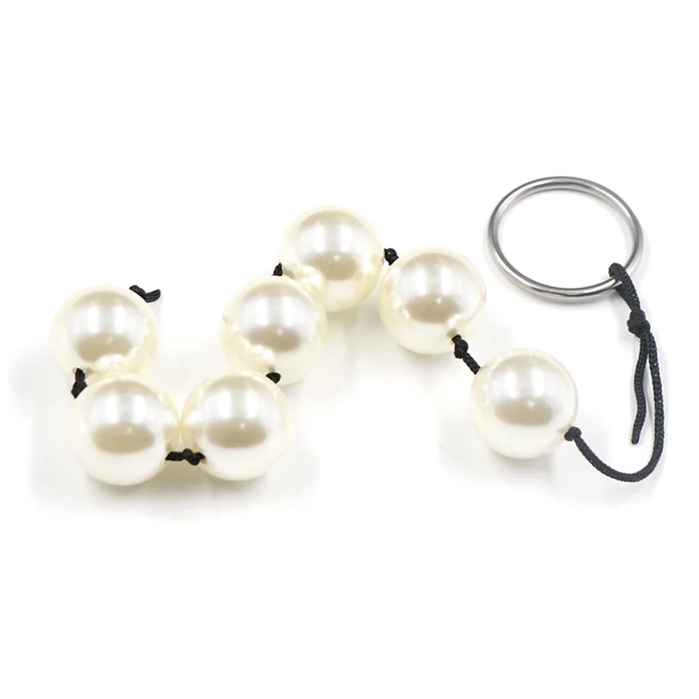 Super Large Pearl Anal Beads Long Anal Plugs Butt Plug Anal Balls Sex Toys for Women Men Handheld Anus Toy Masturbator Expander Super Large Pearl Anal Beads Long Anal Plugs Butt Plug Anal Balls Sex Toys for Women Men Handheld Anus Toy Masturbator Expander