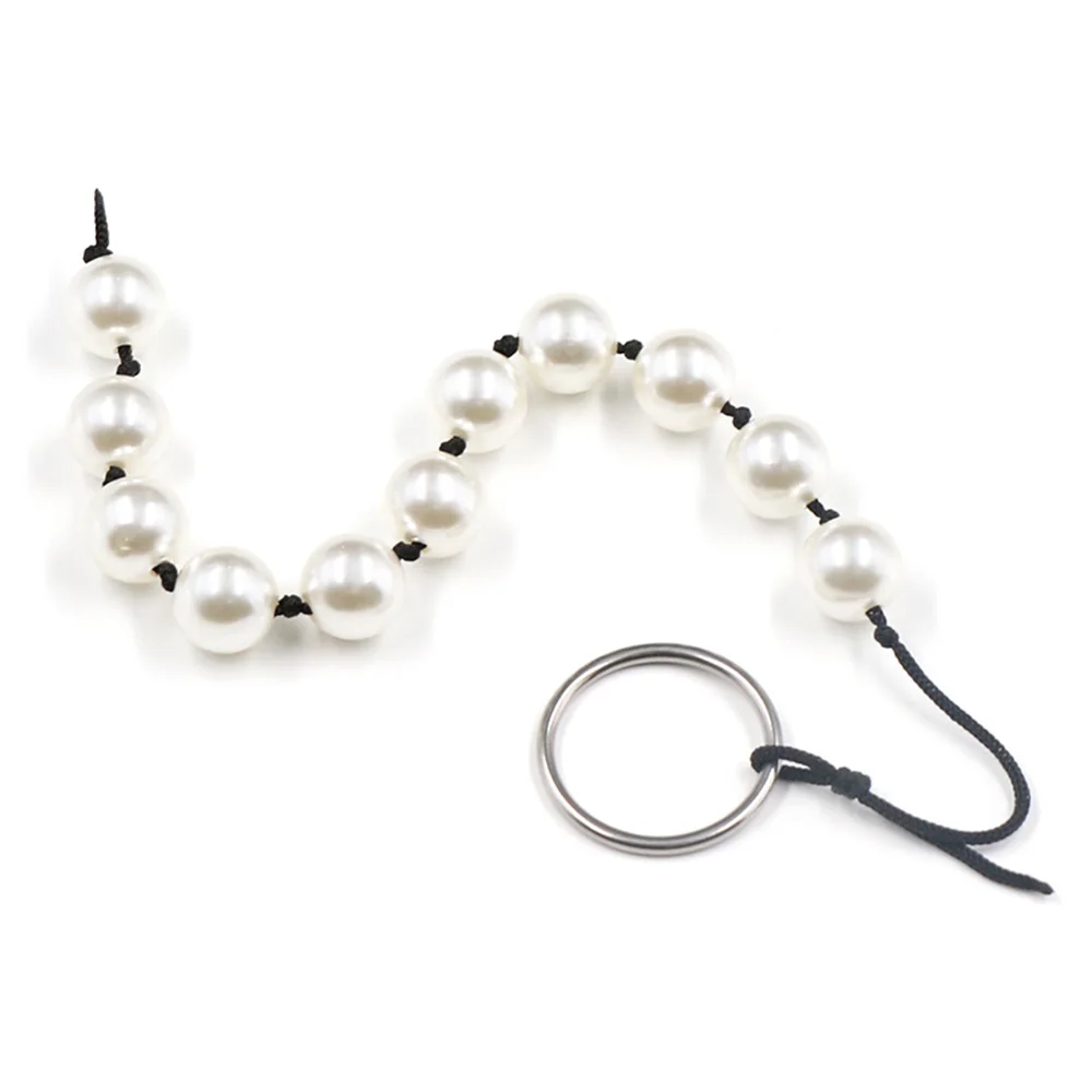 Super Large Pearl Anal Beads Long Anal Plugs Butt Plug Anal Balls Sex Toys for Women Men Handheld Anus Toy Masturbator Expander Super Large Pearl Anal Beads Long Anal Plugs Butt Plug Anal Balls Sex Toys for Women Men Handheld Anus Toy Masturbator Expander