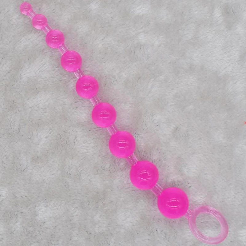 Super Long Silicone Butt Plug Anal Beads Ball Sex Toy for Beginners Man Women