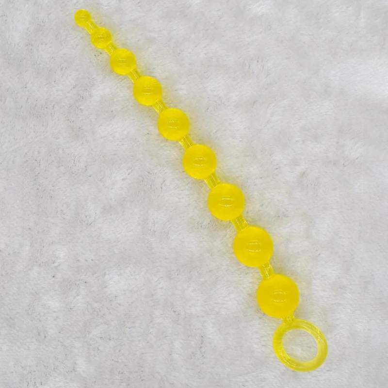 Super Long Silicone Butt Plug Anal Beads Ball Sex Toy for Beginners Man Women