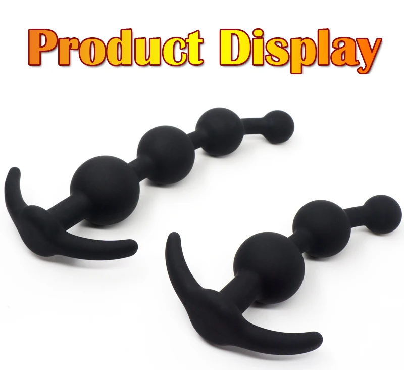 2 Sizes Anal Plug Dildos For Beginner Silicone Prostate Massager Anal Beads Sex Toys For Woman Slave Anal Erotic Goods