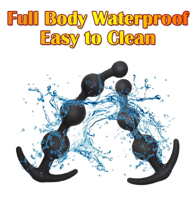 2 Sizes Anal Plug Dildos For Beginner Silicone Prostate Massager Anal Beads Sex Toys For Woman Slave Anal Erotic Goods