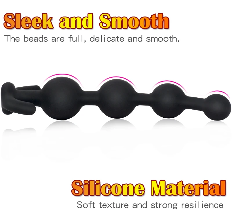 2 Sizes Anal Plug Dildos For Beginner Silicone Prostate Massager Anal Beads Sex Toys For Woman Slave Anal Erotic Goods