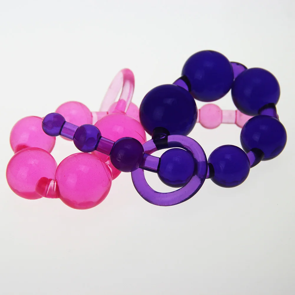 30cm BASICS Beads Butt Plug Sex Toys Adult for Woman Lesbian,finger loop stimulate Vagina& Ass anal butt Chains gSpot