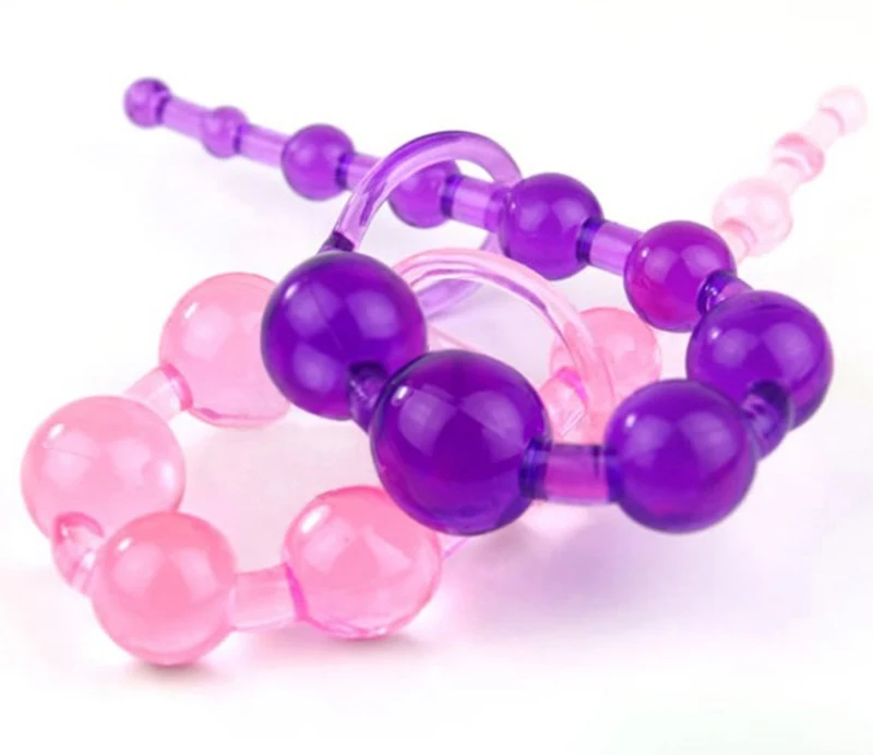 30cm BASICS Beads Butt Plug Sex Toys Adult for Woman Lesbian,finger loop stimulate Vagina& Ass anal butt Chains gSpot