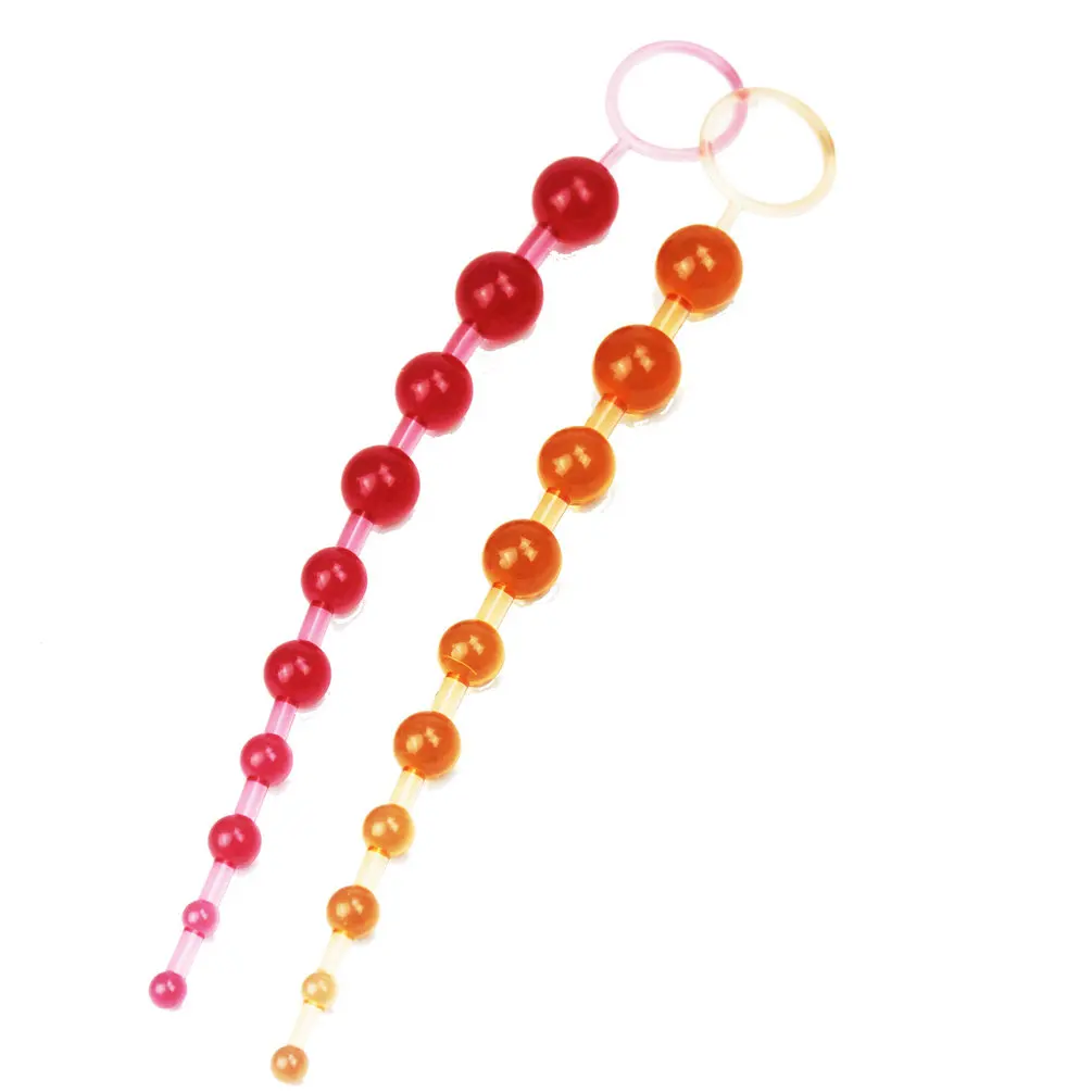 30cm BASICS Beads Butt Plug Sex Toys Adult for Woman Lesbian,finger loop stimulate Vagina& Ass anal butt Chains gSpot