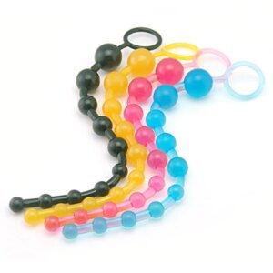 30cm BASICS Beads Butt Plug Sex Toys Adult for Woman Lesbian,finger loop stimulate Vagina& Ass anal butt Chains gSpot