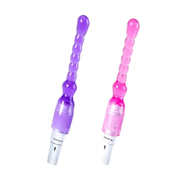 Flexible Vibrating Long Body Massager G-spot Vibrator Anal Beads Anal Plug Masturbator Sex Toys for Women Men