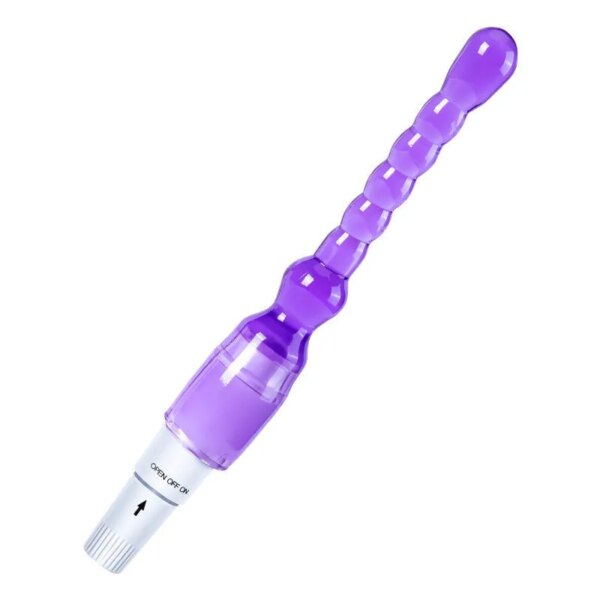 Flexible Vibrating Long Body Massager G-spot Vibrator Anal Beads Anal Plug Masturbator Sex Toys for Women Men
