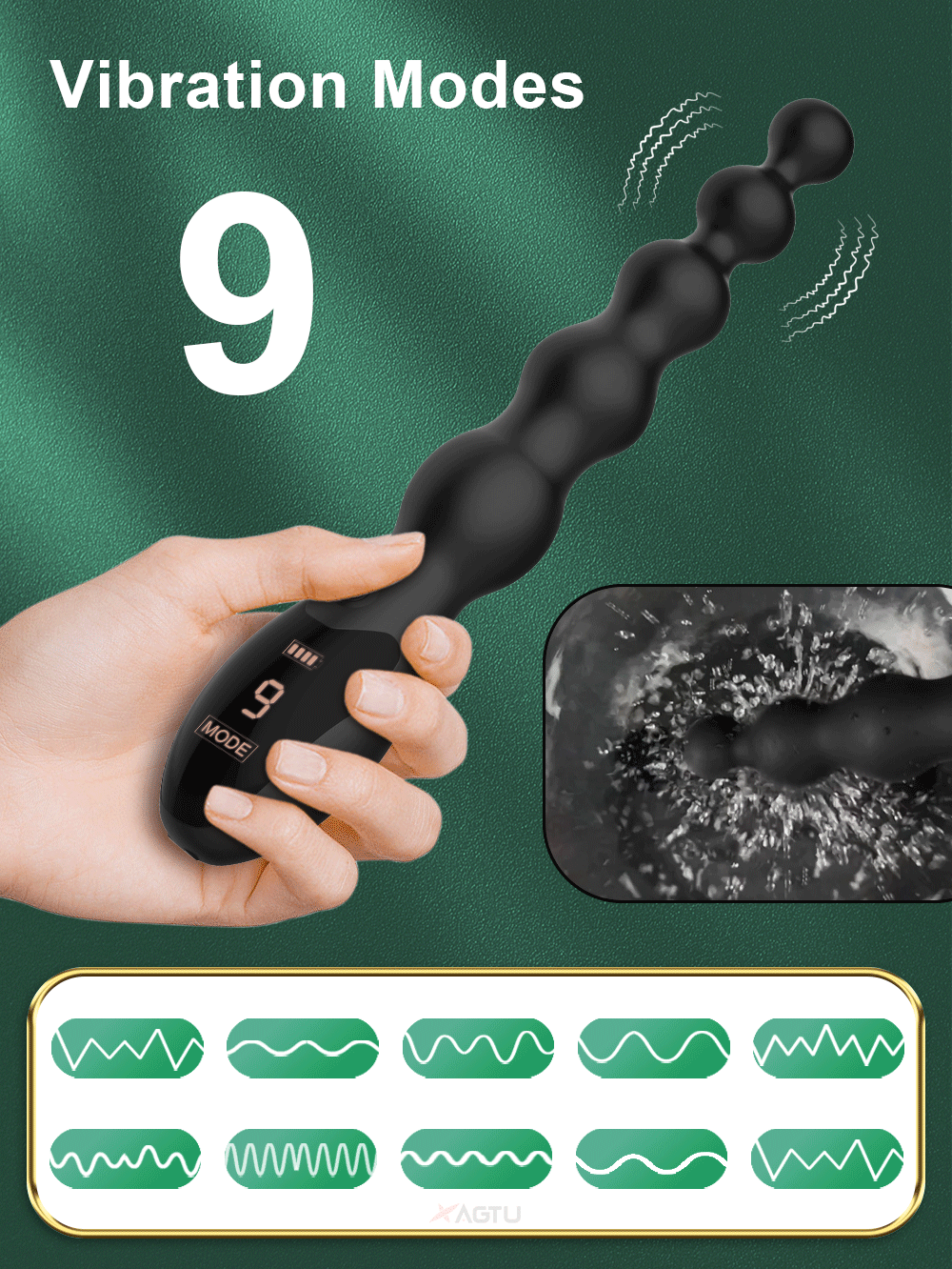 Anal Beads Butt Plug for Adult Men Women Anal Vibrator Male Prostate Massager Anal Balls Masturbator Sex Toys for Couple Anal Beads Butt Plug for Adult Men Women Anal Vibrator Male Prostate Massager Anal Balls Masturbator Sex Toys for Couple