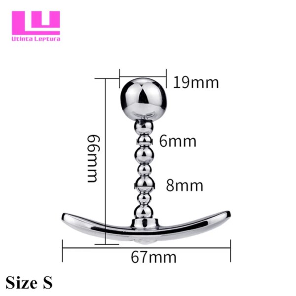 Stainless Steel Anal Beads Prostate G-spot Massager Butt Plug Metal Vagina Kegel Ball Anal Sex Toys for Women Men Sex Products