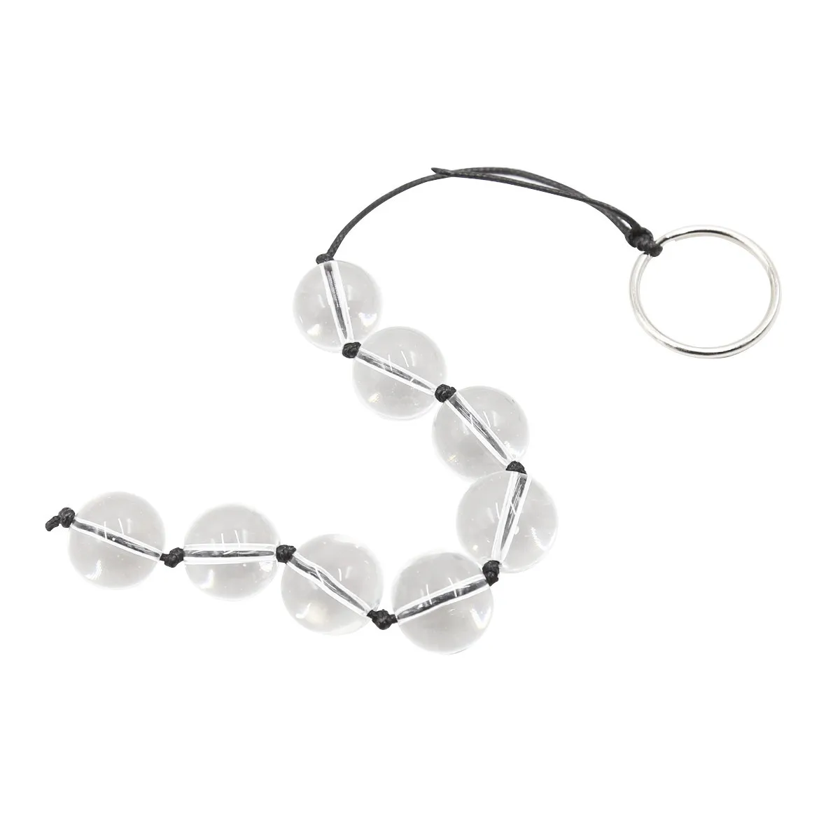 4 Sizes Rear Court Pull Glass Beads Anal Balls Butt Plug Sex Toys For Women Transparent Harem Male And Female Masturbation