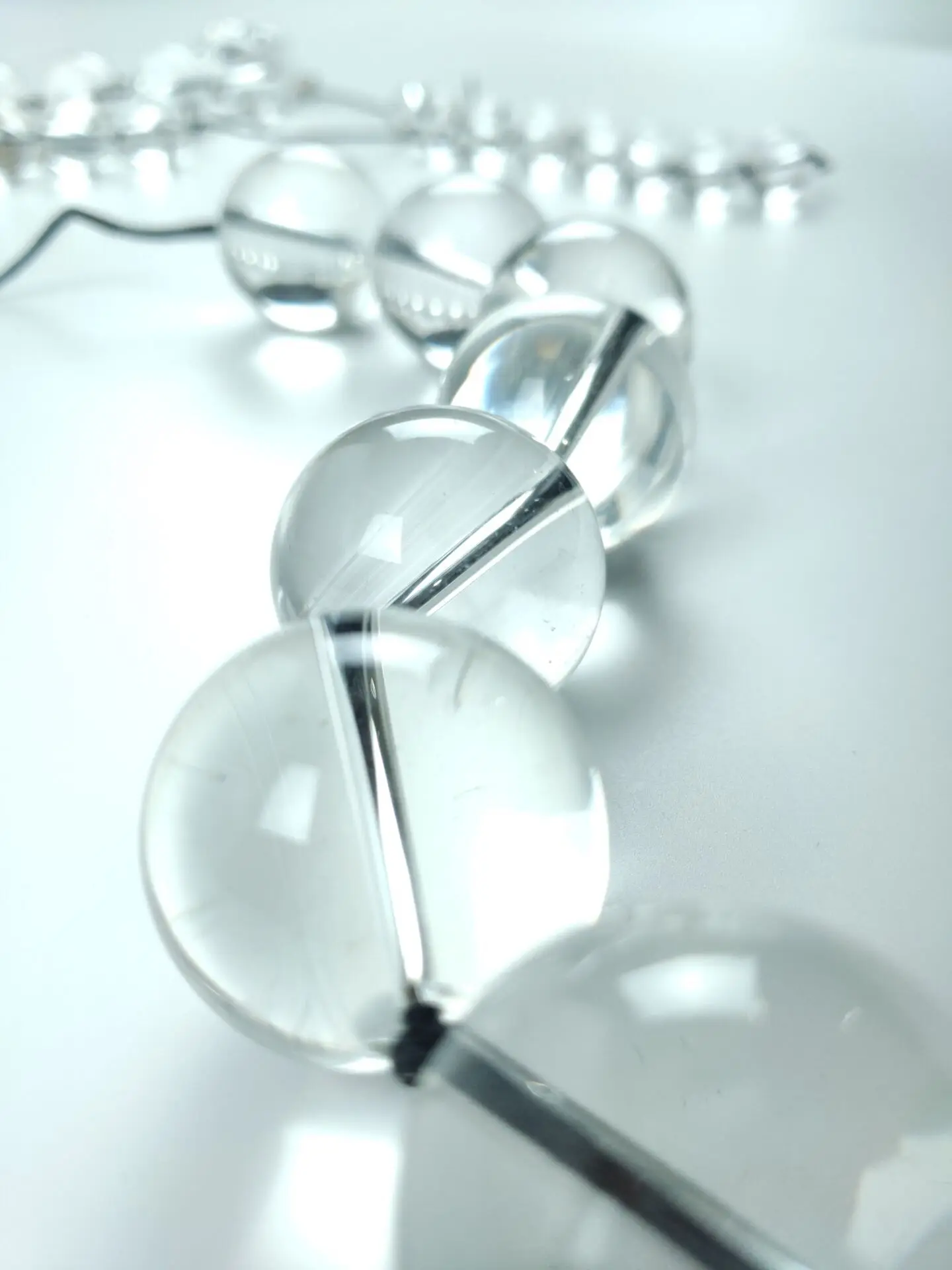 4 Sizes Rear Court Pull Glass Beads Anal Balls Butt Plug Sex Toys For Women Transparent Harem Male And Female Masturbation