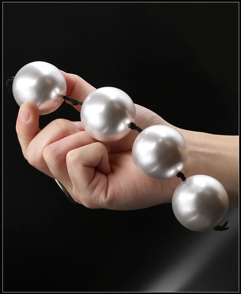 ABS Pearl Anal Beads Butt Plug Ball Vagina Stimulation Prostatic Massage Masturbation Adult Sex Toys for Couples Flirting Games