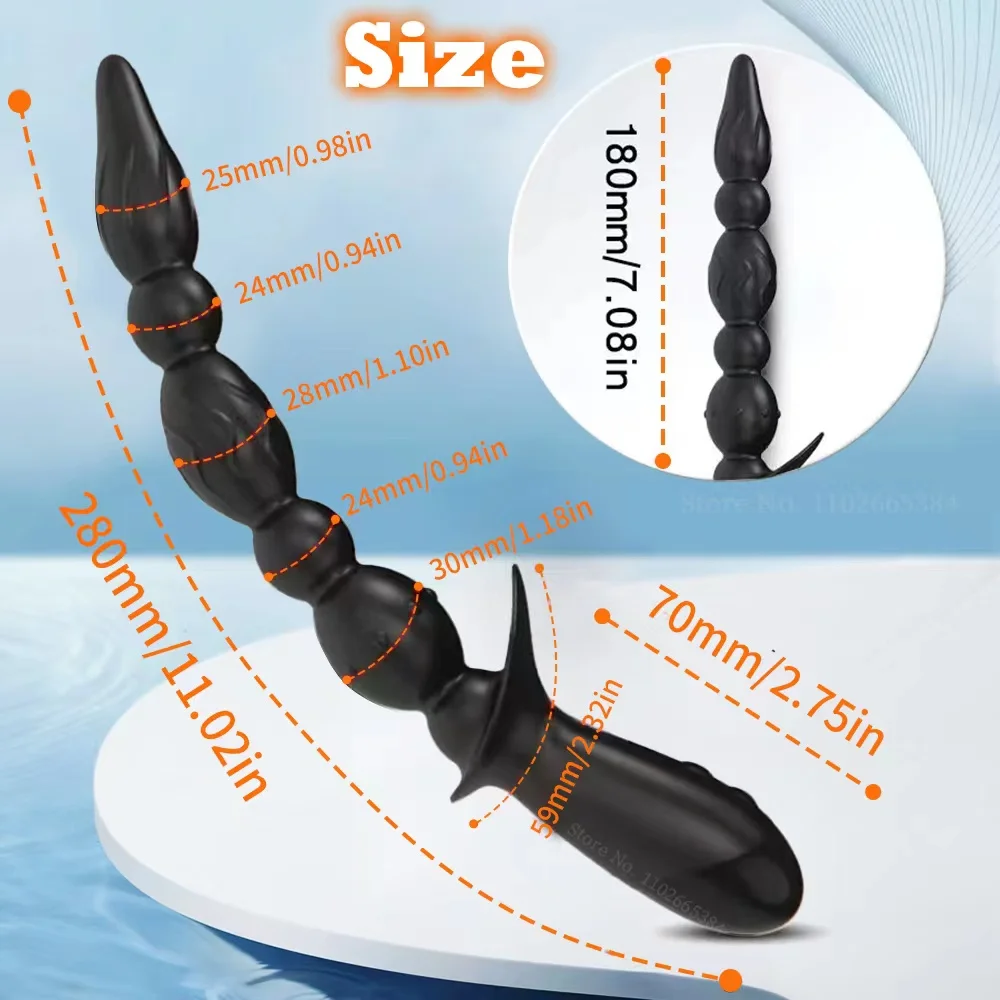 Anal Beads Vibrator Male Butt Plug Prostate Massager Female Dildos Vagina Clit Stimulator Sex Toys for Women Men Adult Goods 18 Anal Beads Vibrator Male Butt Plug Prostate Massager Female Dildos Vagina Clit Stimulator Sex Toys for Women Men Adult Goods 18