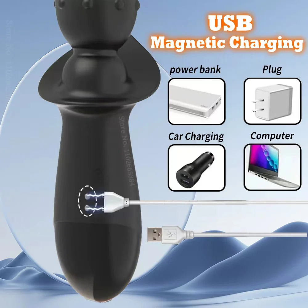 Anal Beads Vibrator Male Butt Plug Prostate Massager Female Dildos Vagina Clit Stimulator Sex Toys for Women Men Adult Goods 18 Anal Beads Vibrator Male Butt Plug Prostate Massager Female Dildos Vagina Clit Stimulator Sex Toys for Women Men Adult Goods 18