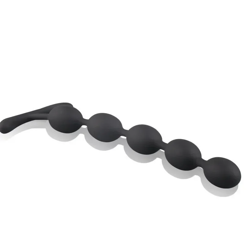 Soft Silicone Anal Beads 5-Balls G-Spot Anal Toys Anal Plug Masturbator SM Sex Toy for Couple Men Anal Dilator Prostatic Massage Soft Silicone Anal Beads 5-Balls G-Spot Anal Toys Anal Plug Masturbator SM Sex Toy for Couple Men Anal Dilator Prostatic Massage