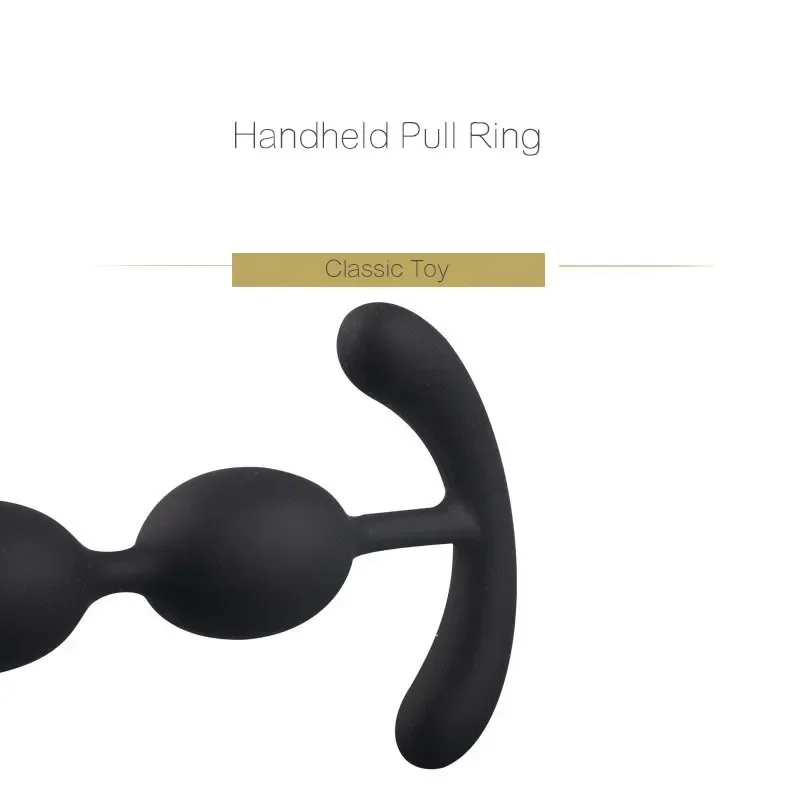 Soft Silicone Anal Beads 5-Balls G-Spot Anal Toys Anal Plug Masturbator SM Sex Toy for Couple Men Anal Dilator Prostatic Massage Soft Silicone Anal Beads 5-Balls G-Spot Anal Toys Anal Plug Masturbator SM Sex Toy for Couple Men Anal Dilator Prostatic Massage